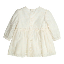 Mooi uitgewerkt jurkje van Gymp in het offwhite.