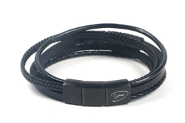 Herenarmband zwart