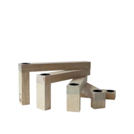 Kandelaar hout uitvouwbaar