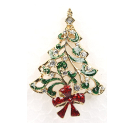 Broche kerstboom
