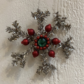 Nostalgisch ornament groen/rood