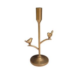 Kandelaar vogeltjes goud