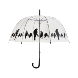 Paraplu  vogels transparant