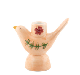 Kandelaar keramiek vogeltje