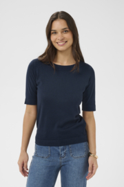 Kaffe trui Lizza boothals blauw