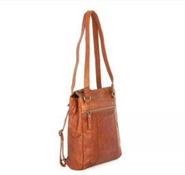 Schouder/Rugtas cognac