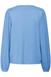 Cream top Dela blauw