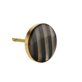 Knop Q37 kunsthars streep