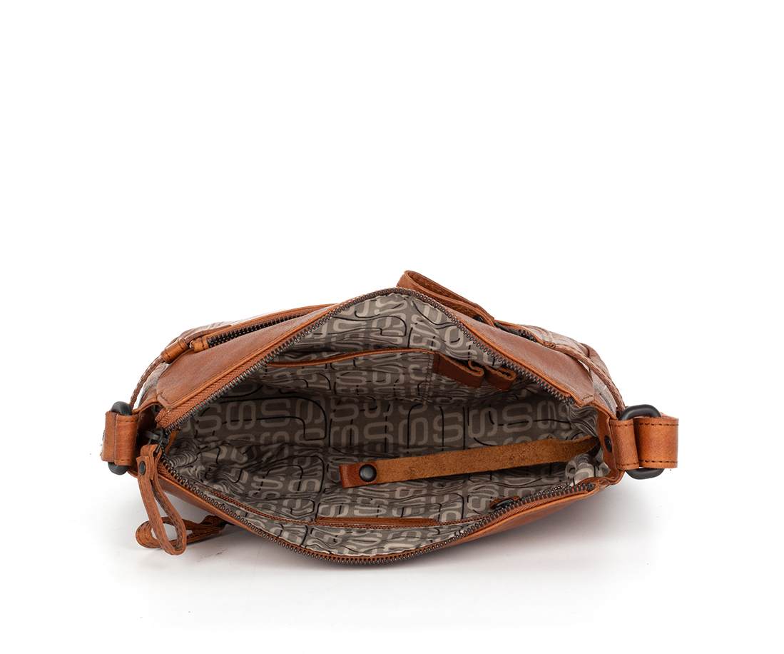 Crossbody cognac