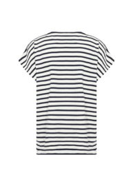 Soyaconcept T-shirt Kaiza streep zwart