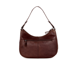 Schoudertas flap bruin