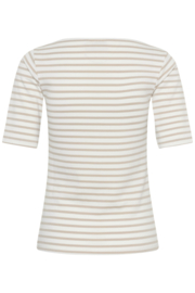 Kaffe shirt Liddy crème-zand