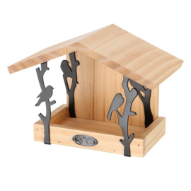 Vogelvoederhuisje hout