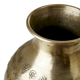 Vaas aluminium brass