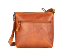 Handtas gesp cognac