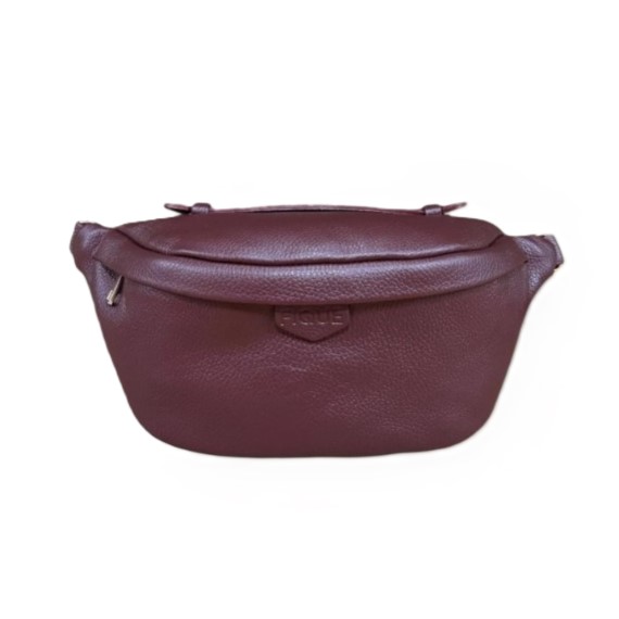 Fique The Label tas Cleo bordeaux leather