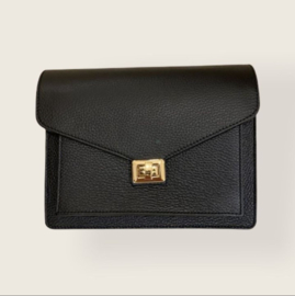 Fique The Label tas Beau zwart leer