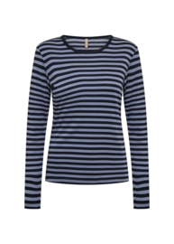 Soyaconcept T-shirt Helle blauw