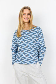 Soyaconcept T-shirt Galina blauw