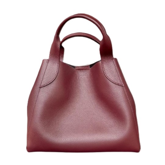 Fique The Label tas Eliza burgundy leather