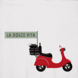 Servetten "La dolce vita" scooter