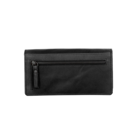 Portemonnee flap zwart