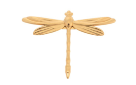 Broche libelle goud