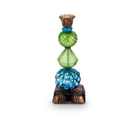 Kandelaar Pip Studio glas multicolor 23cm
