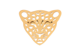 Broche panter goud
