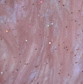 Knop Q32 mini roze met goud