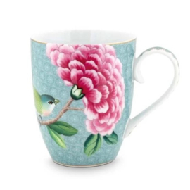 Pip Studio mug large Blushing Birds blue