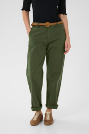 Cream broek Lorraine groen