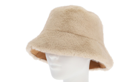 Hoedje reversible naturel