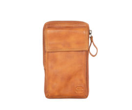 Crossbody mini cognac