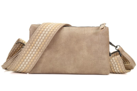 Schoudertasje taupe