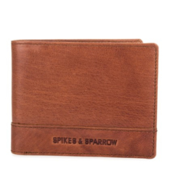 Portemonnee flap billfold cognac