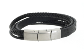 Herenarmband zwart