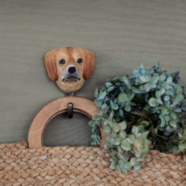 Houten haak Golden retriever