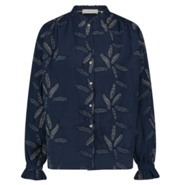 Nukus blouse Jenna blauw