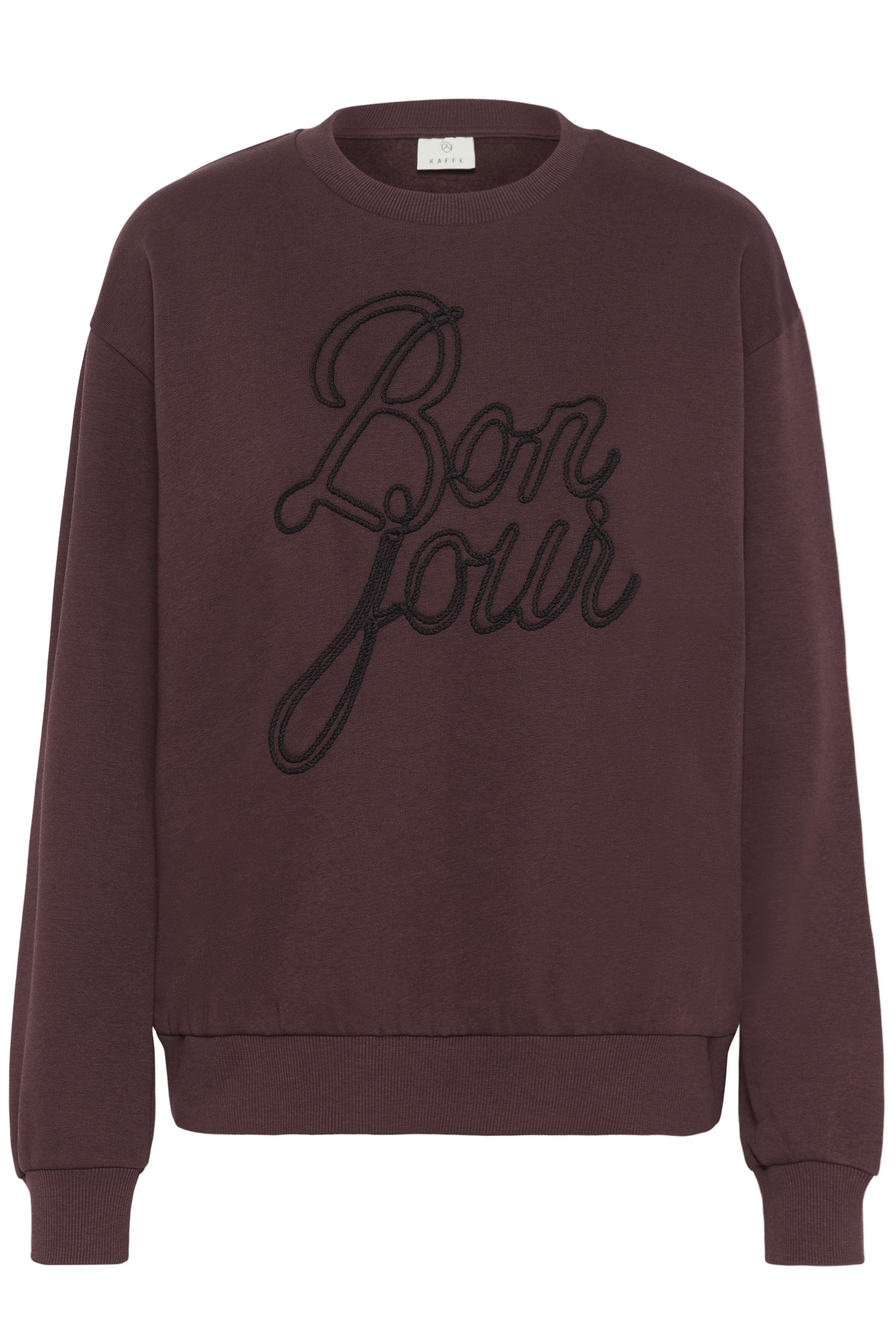 Kaffe sweatshirt Berta bordeaux