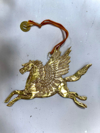 Hanger brass vliegend paard