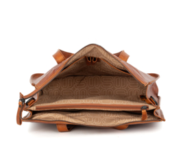 Laptoptas cognac 15"