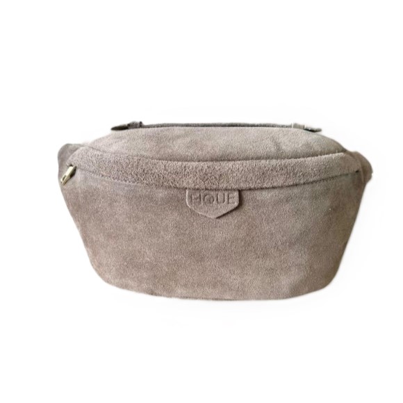 Fique The Label tas Cleo taupe suède
