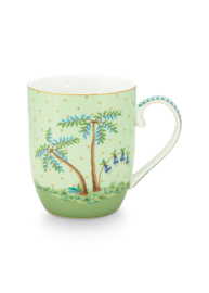 Pip Studio mug small Jolie Gold Dots green