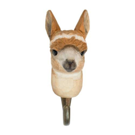 Houten haak alpaca