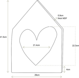 VT Wonen huisje zwart