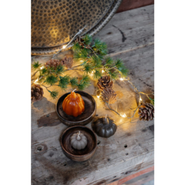 Guirlande/ slinger dennenappels met lichtjes