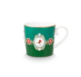 Pip Studio Love Birds Medaillon mug small green