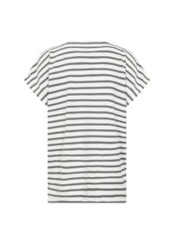 Soyaconcept T-shirt Kaiza streep groen