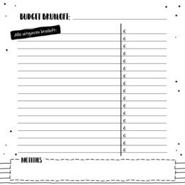 Sillibeads invulboekje "Weddingplanner"